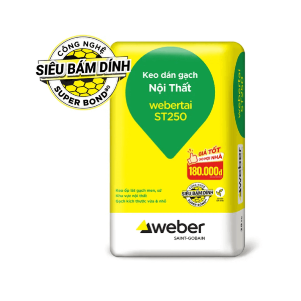 Keo dán gạch nội thất WEBER ST250