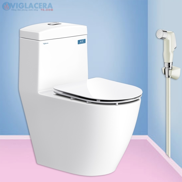 Bồn cầu liền 1 khối Viglacera V199