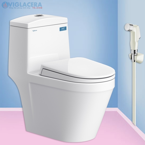 Bồn cầu liền 1 khối Viglacera V35M