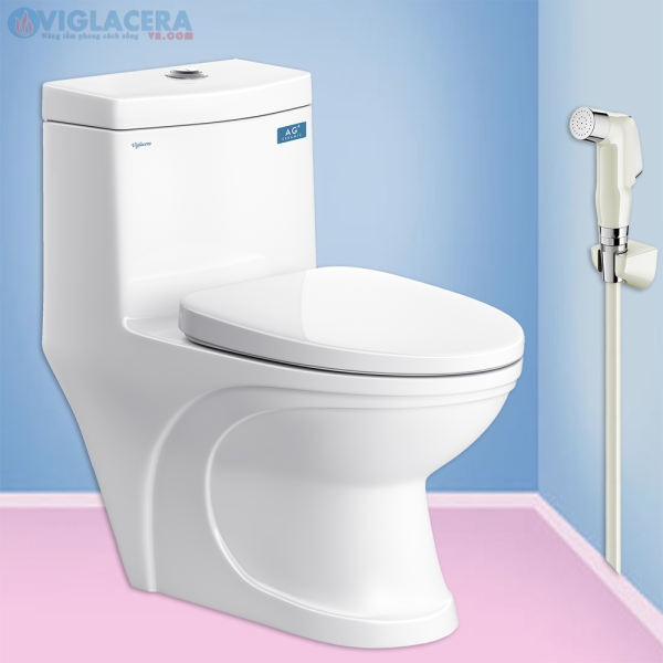 Bồn cầu liền 1 khối Viglacera V39