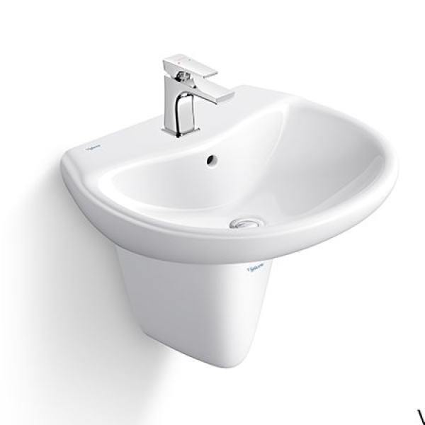 Chậu Rửa Lavabo Viglacera VI5 Chân Treo