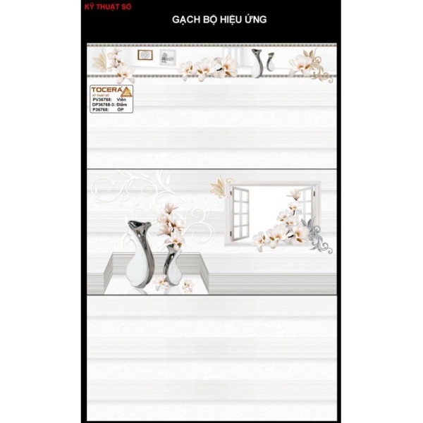 Gạch 30x60 Men bóng - Viền PV36768