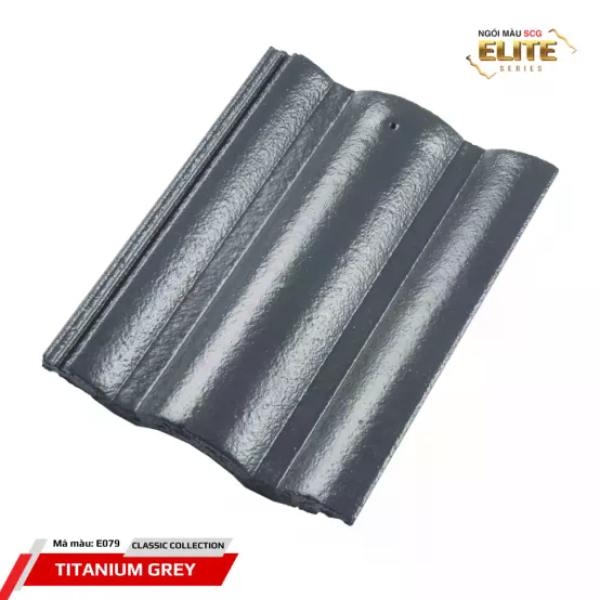 Ngói Màu SCG Elite Màu Titanium Grey E79