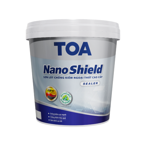 Sơn lót chống kiềm ngoại thất cao cấp TOA NanoShield Sealer