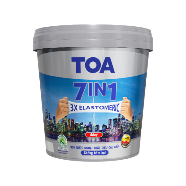 Sơn nước ngoại thất siêu cao cấp TOA 7IN1